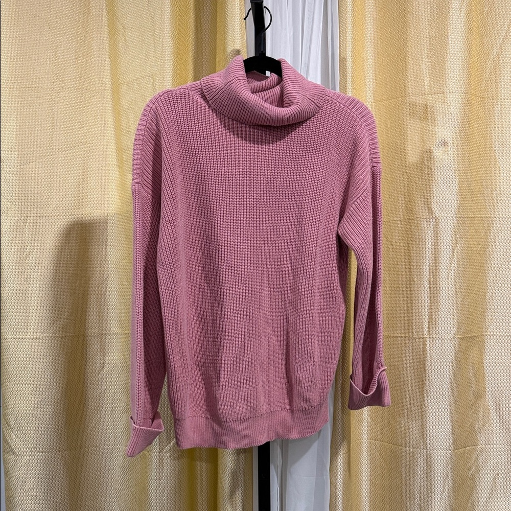 Joie Dusty Pink Cowl Neck Sweater